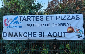 C'est le retour des tartes et pizzas le 31 août !